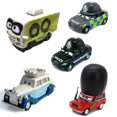 thumbnail image 2 of 1:55 Disney Pixar Cars Lightning McQueen Sgt Highgear Police Arvy The Queen Modelo de coche de aleación Juguetes Regalo, 2 of 5