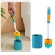 thumbnail image 4 of Cepillo de Limpieza de Inodoros Baoblaze Cepillo de Baño Azul Amarillo, 4 of 8