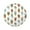 Cactus in Pots Pattern, variant on 15.4" Round Placemat Set of 1 Polyester Fabric Place Mats Non-Slip Dining Kitchen Table Mats for Kitchen Party Decor Cactus in Pots Pattern
