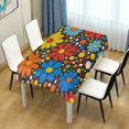 thumbnail image 4 of Yayeee Tablecloths 54" x 72" Rectangle Wrinkle Resistant Party Table Cover, Cartoon Flowers, 4 of 8
