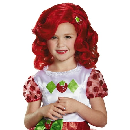 Strawberry Shortcake Wig Child Halloween Accessory