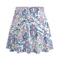 thumbnail image 2 of HELLHERO Floral Pattern Tennis Skirt, Built-in Shorts 2 Side Pockets Golf Skirts High Waisted Tennis Skorts for Pickleball Daily Wear, 2 of 9