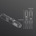 thumbnail image 2 of Hit Fire Machine Lightsaber Kitchen Cooking Torch Adjustable Blue Flame Gift For Chef Windproof Blow Torch Refillable Creme Brulee Dessert BBQ And Baking 20ML, 2 of 3