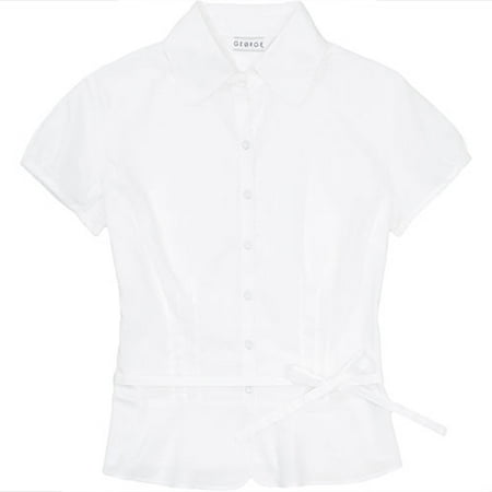 George - Women's Belted Peter Pan Blouse