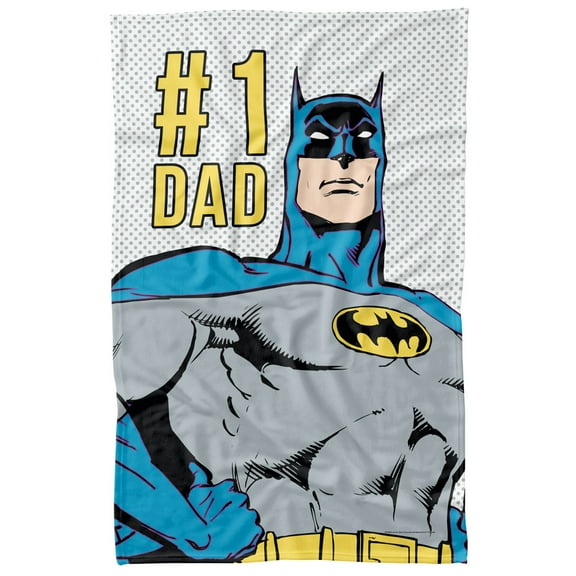 Batman Blanket, 36"x58" Batman No.1 Dad Fleece Blanket