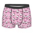 thumbnail image 1 of RWJDXD Custom Hello Kitty Anime Cat Pattern Underwear Men Stretch Boxer Briefs Shorts Panties Soft Underpants For Male o, 1 of 5