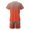 thumbnail image 5 of SHIXIAOO Survêtement d'Été 2025 pour Homme Grande Taille Manches Courtes Col Rond Ensemble Athlétique Décontracté à Blocs de Couleur Taille à Cordon Ensemble de Survêtement Homme Col Roulé pour Veste de Complet Costume Spatial pour Homme, 5 of 5