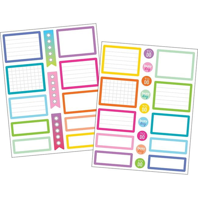 COLORFUL LABELS PLANNER STICKERS