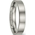 thumbnail image 4 of Titanium Polished 4mm Flat Comfort Fit Band (Size 9.5) Made In China tb467-9.5, 4 of 5