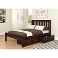 thumbnail image 2 of Donco Kids Contempo Mission Full Cappuccino Bed with Dual Underbed Drawers, Cappuccino, 2 of 2