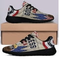 thumbnail image 3 of God Bless America Shoes Patriotic Eagle Independence Day Print Sneakers Lightweight Comfortable Running Shoes for Men Women Black Size 8.5, 3 of 7