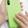 thumbnail image 3 of VONKY TPU Mobile Phone Case Shockproof Elastic Protection Cover, Replacement for iPhone XS, Green, 3 of 8