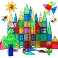 thumbnail image 1 of GRM Magnetic Tiles Set, 100PCS STEM 3D Construction Magnet Toy, Colorful Magnetic, 1 of 6