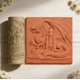 thumbnail image 1 of Rodillo de textura de dragón y castillo de alto detalle for arcilla polimérica, molde duradero en relieve 3D for arte y diseño de joyería, 1 of 6