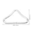 thumbnail image 6 of REACHISE 10pcs Triangle Trampoline Parts Portable Triangle Buckles Professional Trampoline Rings, 6 of 9