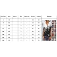 thumbnail image 3 of Fall Blouses for Women Daily Trendy Ethnic Print Button Tops Ladies Loose V Neck Long Sleeve Shirt, 3 of 3