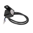 thumbnail image 6 of Waterproof Handlebar Switch Headlight Fog Lamp ON-OFF Button 0.4in Mount with Red Light Reset Lock(Right Side ), 6 of 8