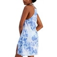 thumbnail image 3 of Miken Juniors Knotted Tie-Dye-Print Grape MistNile Blue XL, 3 of 4