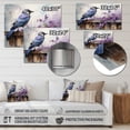 thumbnail image 4 of Designart "Observing Bird s Curiosity I" Animals Metal Art Print, 4 of 5