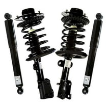 AutoShack Front Complete Strut & Coil Spring Assembly with Rear Shock Absorbers Set for Dodge Grand Caravan Chrysler Town & Country | Full-vehicle Suspension System Replacement Kit CSS022-292PR