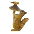 thumbnail image 3 of Roman 7.50In Squirrel W/Mushroom & Bird Statue, Resin, Squirrel Garden 12812, 3 of 5