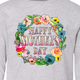 thumbnail image 4 of Inktastic Happy Mother's Day- flowers Long Sleeve Youth T-Shirt, 4 of 5