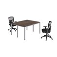 thumbnail image 2 of Boss Office Products Simple System Face to Face Double Desks in Driftwood, 2 of 5