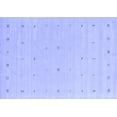 thumbnail image 1 of Ahgly Company Indoor Rectangle Solid Blue Modern Area Rugs, 4' x 6', 1 of 4