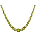 thumbnail image 2 of Vickerman 24162 - 11.2' Lime Ball Garland Shiny-Matte-Glitter Christmas Tree Ornament (M118013), 2 of 2