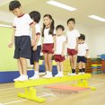 thumbnail image 3 of IFANLANDOR Sensory Balance Board for Kids Orange Wood Balance Training 1Set, 3 of 8