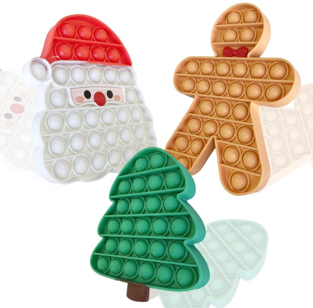 Christmas Decorations Pop Fidgets Toys Christmas Tree Poppers Fidgets ...