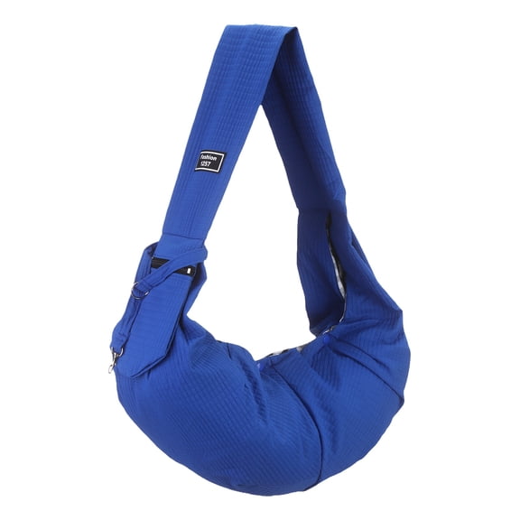 Uxcell Dog Sling Carrier for Small Dogs and Cats Up to 16.5 Lbs, Soft Pouch Waterproof with Zipper Pocket Pet Cross Body Shoulder Bag, (Blue, 1 Pcs) Intended for Outdoor / Travel