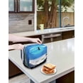 thumbnail image 4 of Fsddascl Ocean Summer Toaster Cover 2 Slice, Small Kitchen Appliance Covers, Underwater Sunlight Rock Beach Sand Toaster Oven Cover with Loop, Bread Machine Cover Polyester Dust Cover Protection, 4 of 5