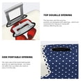 thumbnail image 3 of Xecao Vintage Blue Polka-dot Elastic Luggage Cover, with double-sided print , is perfect for travel, business, and daily use-Small, 3 of 7