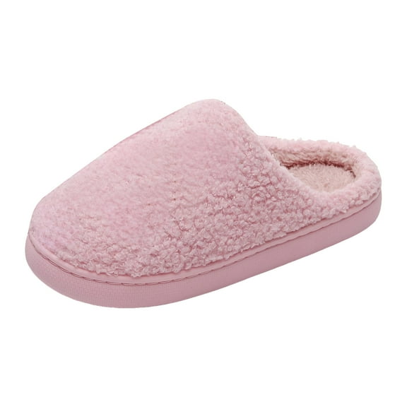 Gvdentm Womens Slipper Memory Foam Closed Back Slippers Outdoor Indoor House Shoes Slippers for Men Wide Width(Pink,10)