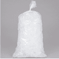 [100 Pack] 10 LB Clear Poly Ice Bags 11 in x 19 in x 1.5 mil Durable and Heavy Duty Ice Bags
