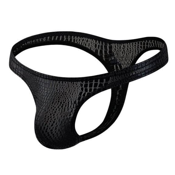 Men Satin Underwear G-String Thong Athletic Silky Underwear Y Back Briefs Breathable Stretch Underwear for Sleepwear Nightwear Clearance