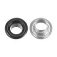 thumbnail image 4 of Uxcell 300set Grommets Kit Metal Eyelets 4mm 1/6" Hole Tiny Grommet for Shoes Clothes Belt Tag DIY Project, Matte Black, 4 of 6