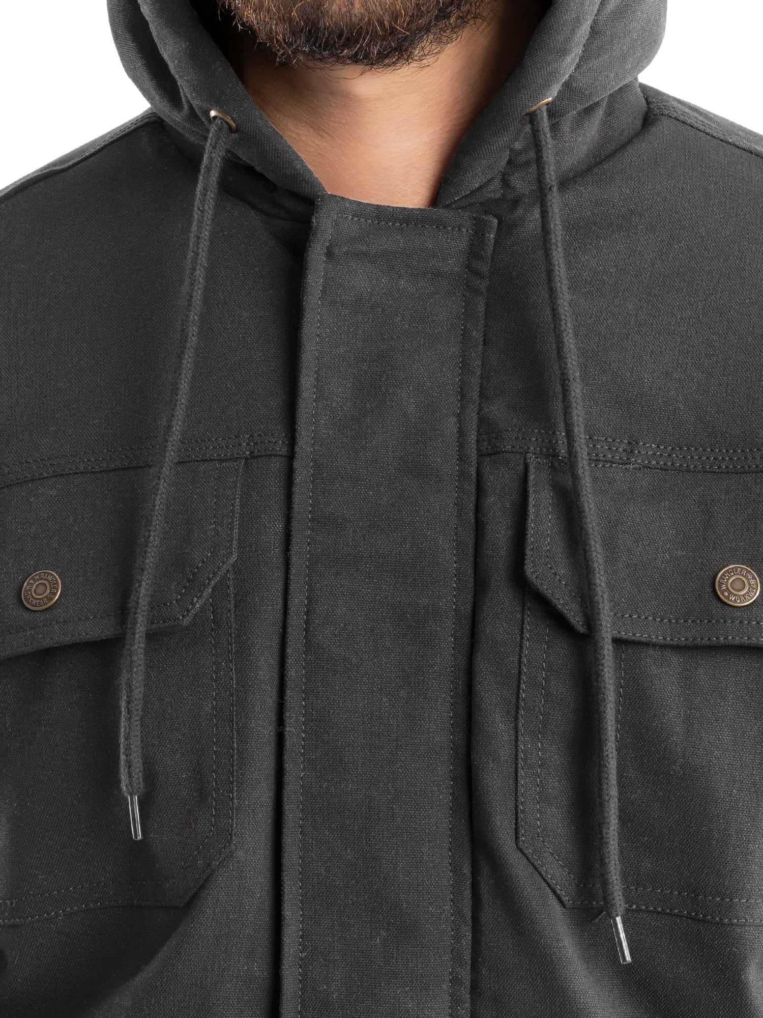 Wrangler Workwear Men's Sherpa-Lined Duck Jacket, Size S-3XL (Regular & Extended Sizes)