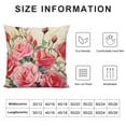 thumbnail image 5 of JEUXUS  Valentine's Day Bike Rose Flower Decorative Throw Pillow Covers  Pink Floral Heart Love You More Porch Outdoor Home Decor, All You Need is Love Anniversary Wedding Cushion Case, 5 of 5
