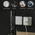 thumbnail image 3 of ICQOVD USB Rechargeable Telescopic LED Flashlight Aluminum Alloy Long Range Torch for Outdoor Adventure and Search, 3 of 8