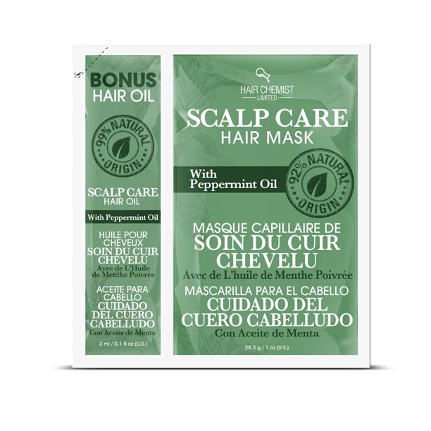 Hair Chemist Scalp Care Hair Mask with Peppermint Oil Packette 1 ounce
