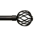 thumbnail image 2 of Exclusive Home Ogee 1" Curtain Rod and Coordinating Finial Set, Oil Rubbed Bronze, Adjustable 36"-72", 2 of 8