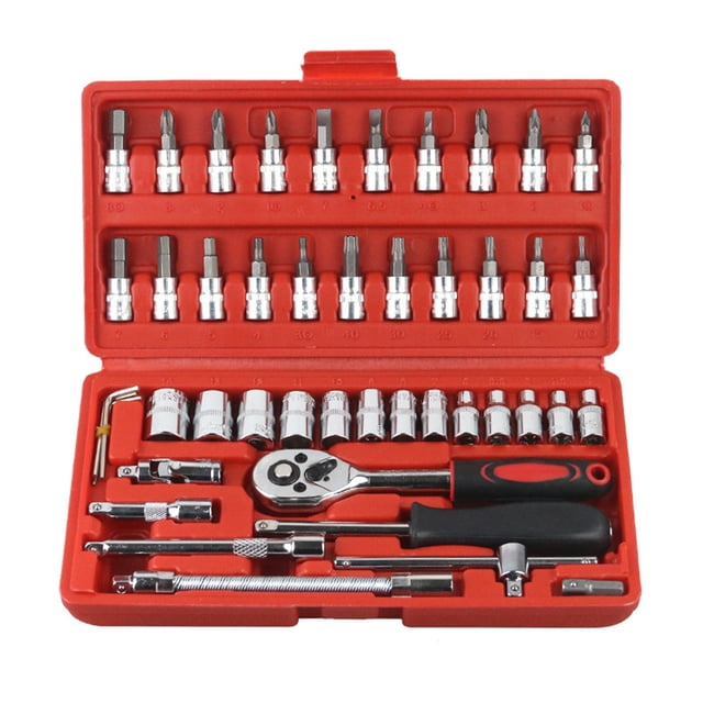 Kit de puntas de llave de tubo, puntas giratorias de llave de tubo, kit de biela, combinación de puntas giratorias, máxima comodidad NikouMX herramienta