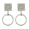 thumbnail image 4 of Park Designs Distressed Tile Ring Hook - Set of 2, 4 of 4