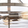 thumbnail image 3 of CN320342-Thomas Lighting-3 Light Large Pendant-Brushed Nickel Finish    -Traditional Installation, 3 of 3