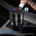 thumbnail image 5 of LEEYNEER USB In-Car Adapter Wireless Bluetooth Fast USB Charger Hands FM Bluetooth Transmitter, 5 of 5