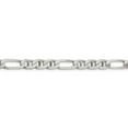 thumbnail image 2 of Auriga 925 Sterling Silver 7.5 mm Figaro Anchor Chain Necklace for Mens 20", 2 of 6