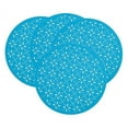 thumbnail image 2 of Fennco Styles Provato Collection Contemporary Floral Cutwork Felt 15" Round Table Mats, Set of 4, 2 of 13