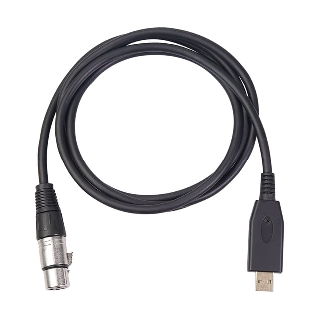 Cable de Audio Sunnimix XLR Hembra A USB Adaptador Convertidor 6,6 Pies Cable de micrófono USB